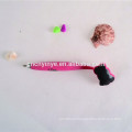 Feet shape fancy customized logo soft rubber pen